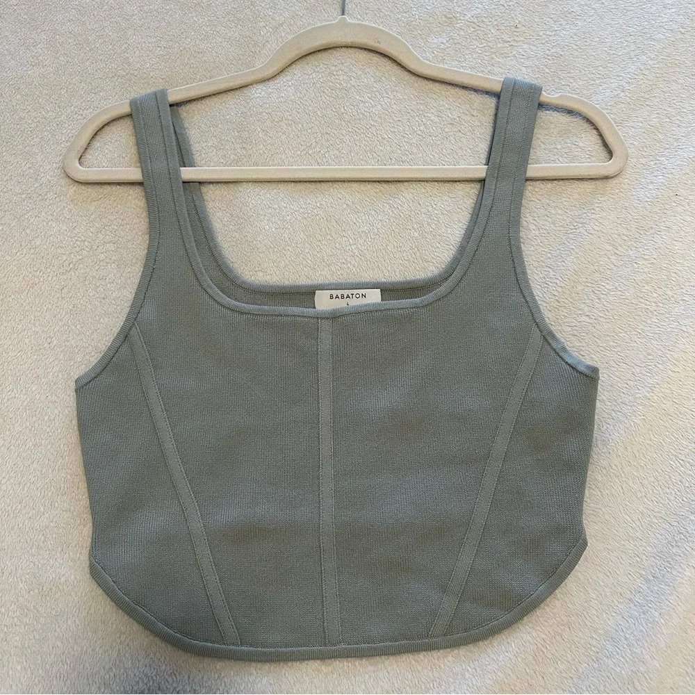 Aritzia Babaton Sculpt Knit Bustier Tank - Picture 3 of 3